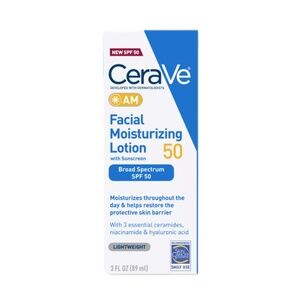 CeraVe AM Facial Moisturizing Lotion SPF 50